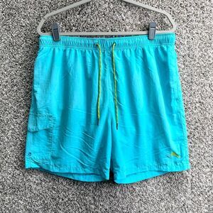 Tommy Bahama Swim Trunks Men’s Large Relax Blue Nylon 6”